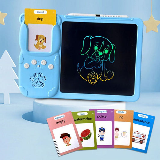 LCD Tablet + English Speaking Educational Cards