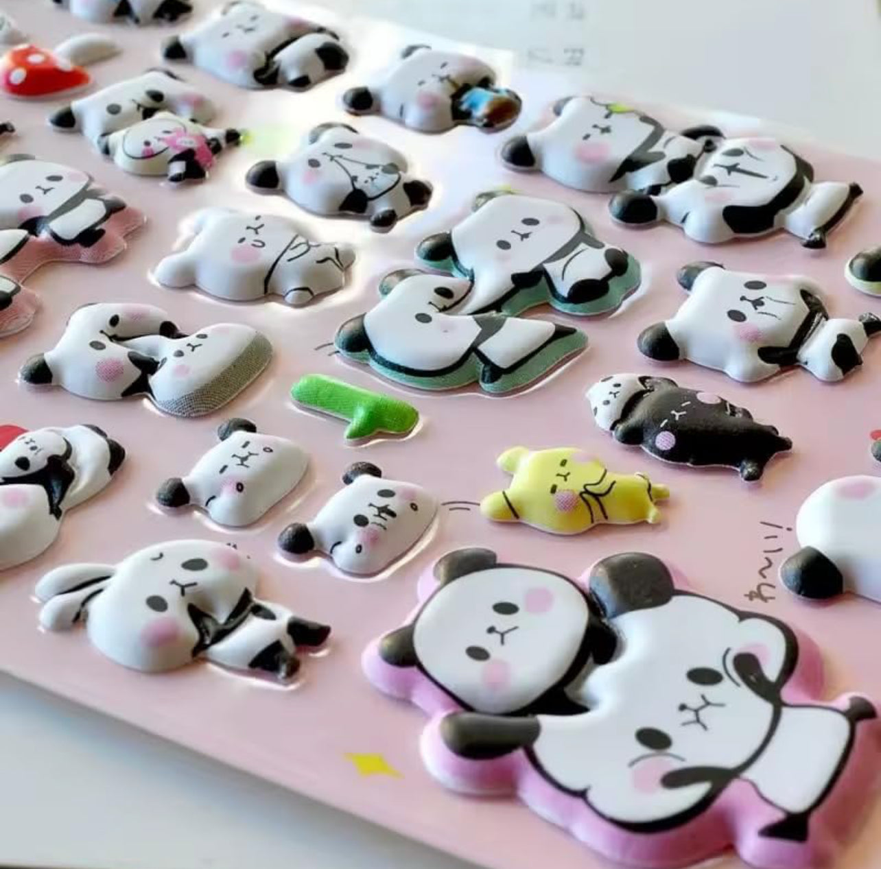 Panda - 3D Decorative Stickers