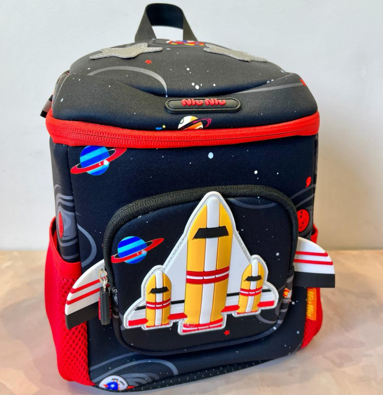 3D Rocket Design Backpack for Kindergarten Kids