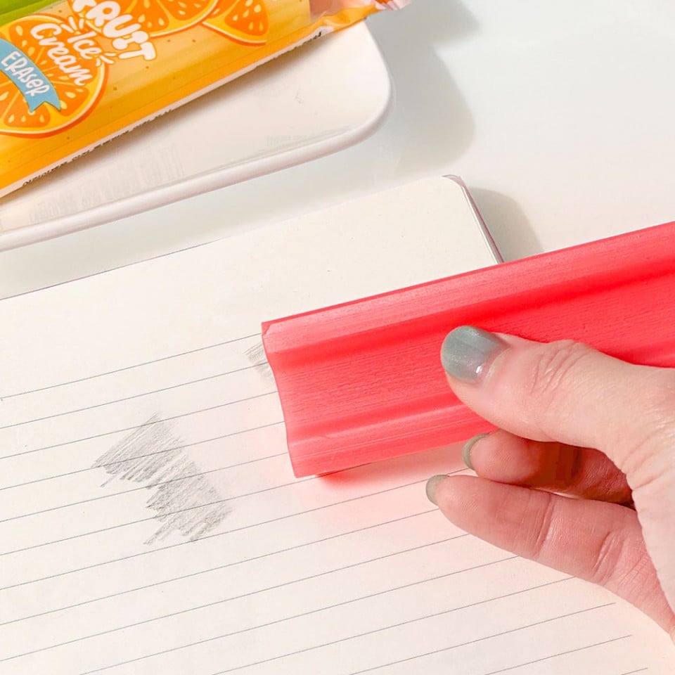 Fruit Popsicles Erasers - 1pcs