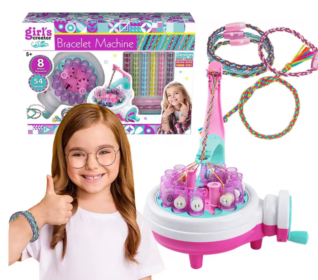 Girl’s Creator - Bracelet Machine | 54 Spools