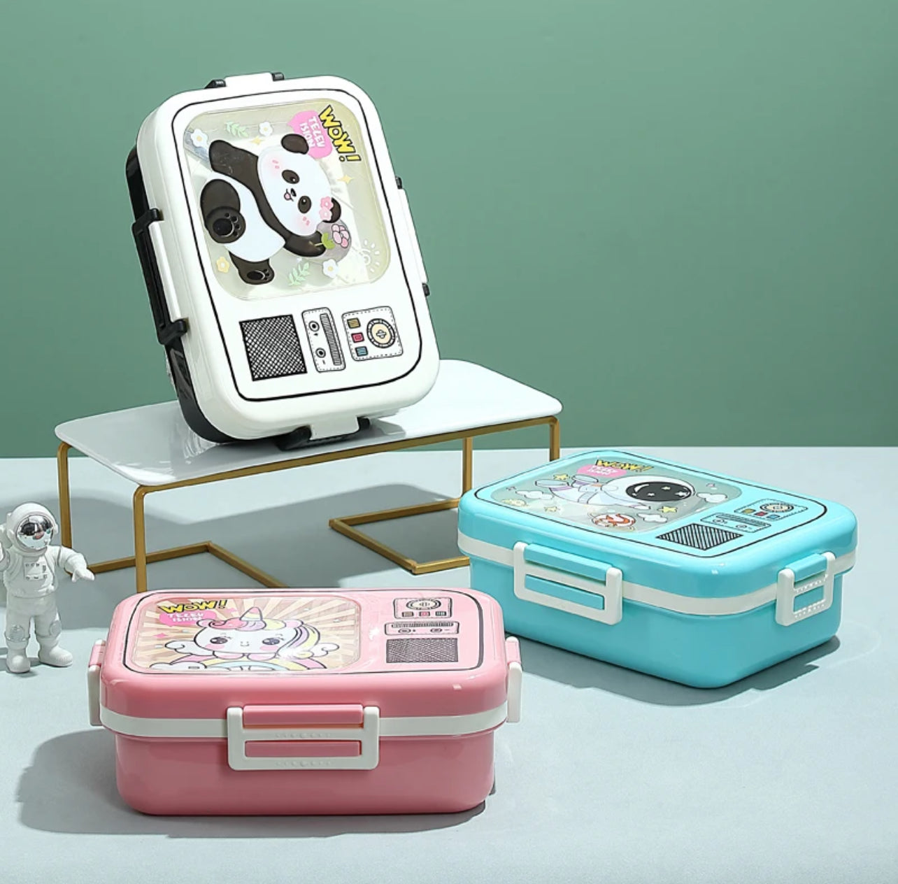 Retro TV Lunchbox - 2 Compartments