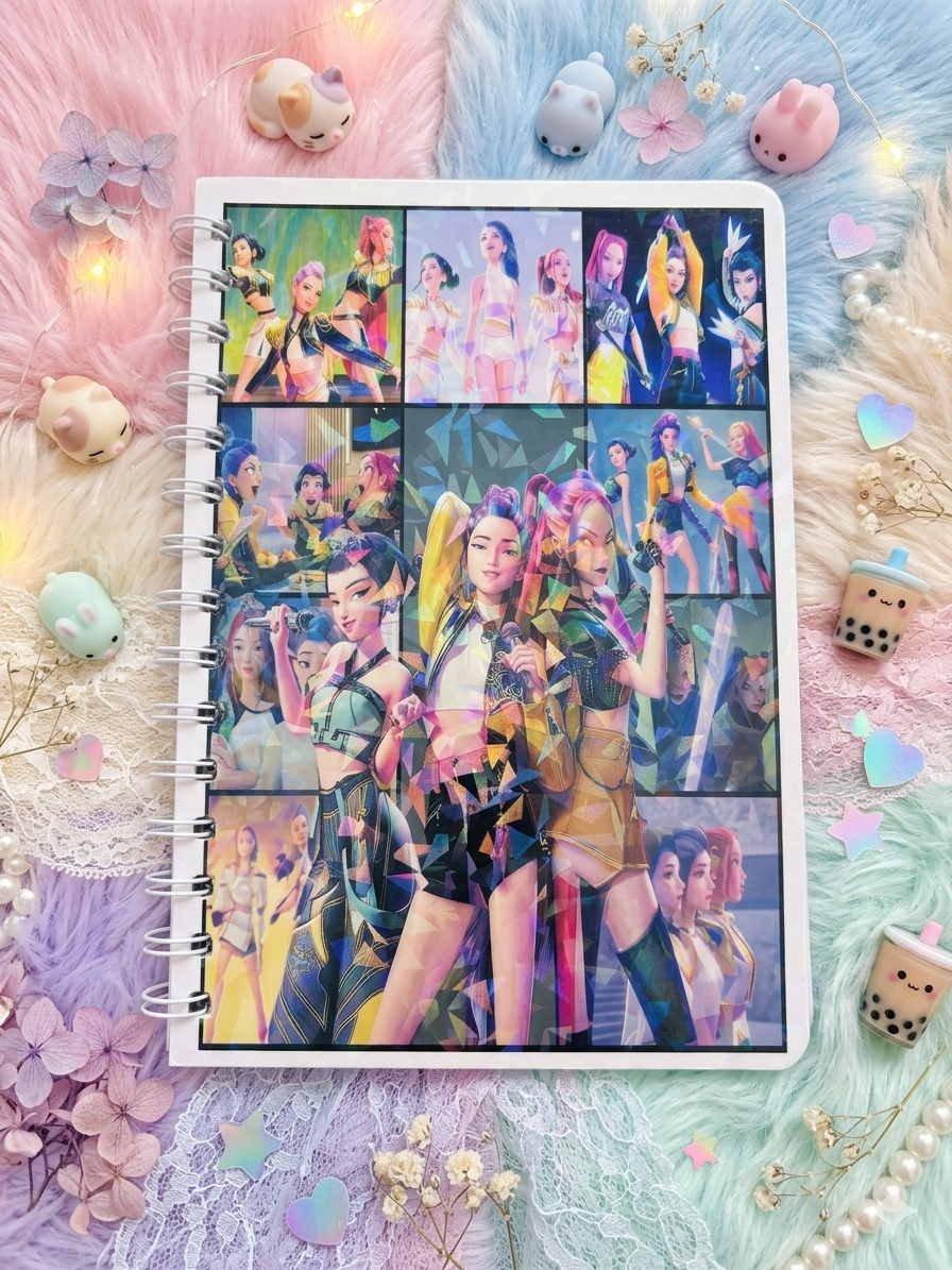 K-Pop - Demon Hunter Sparkle Notebook