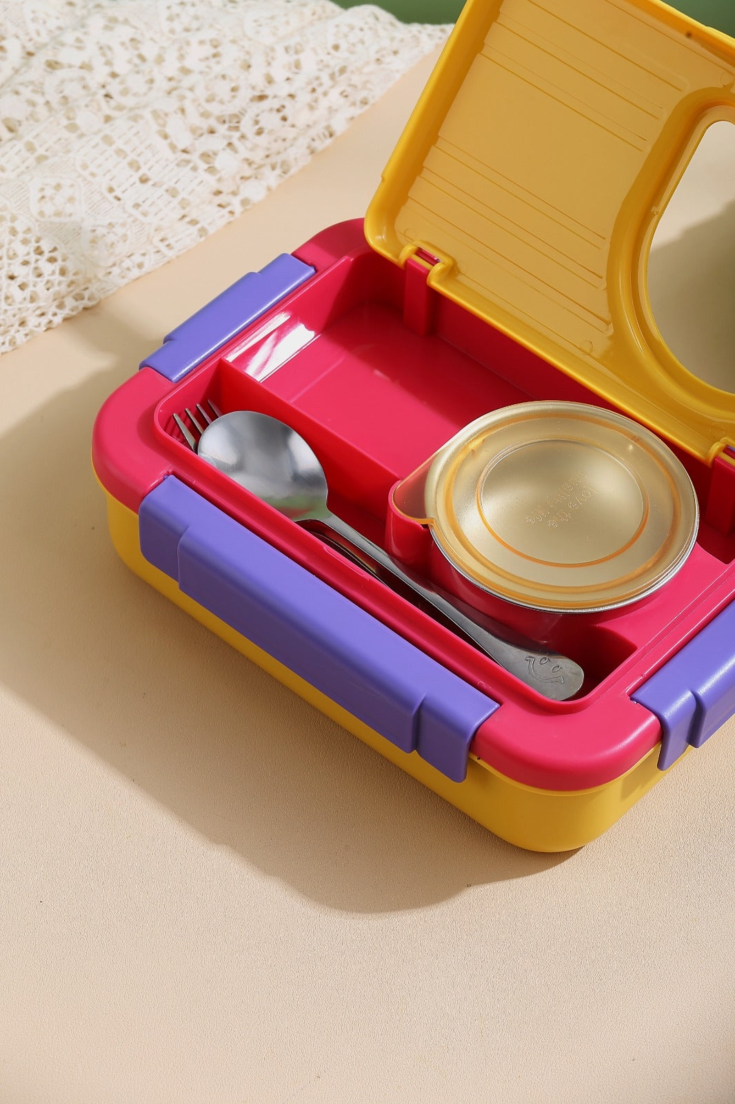 6 Compartments Cherry Berry Lunchbox (For Kids/Teenagers)