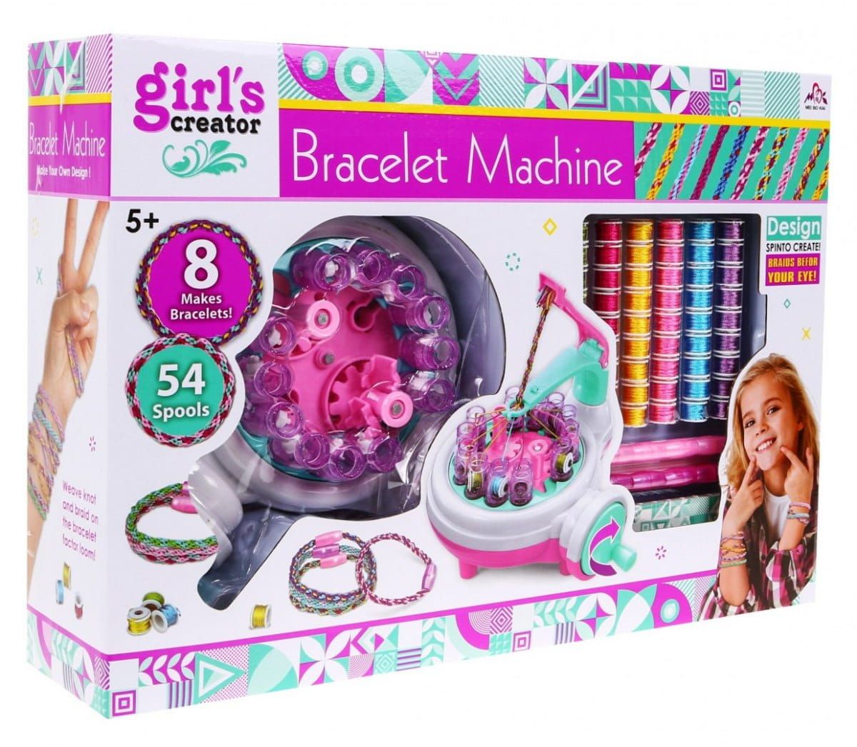 Girl’s Creator - Bracelet Machine | 54 Spools