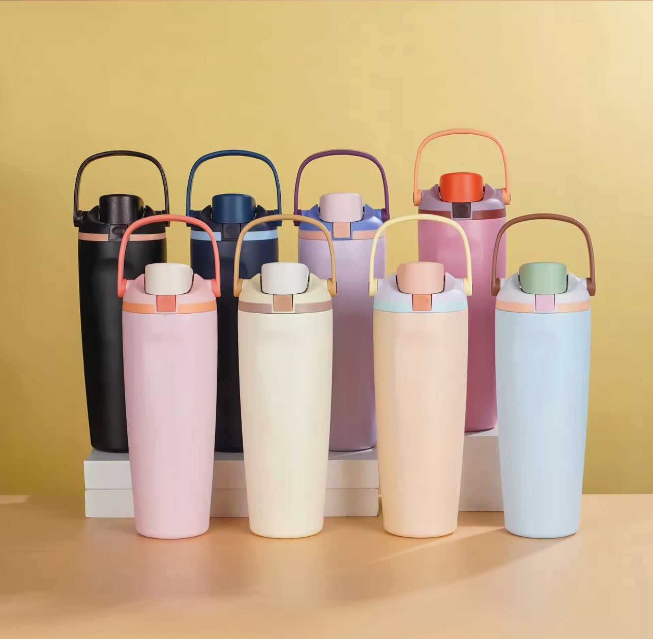 Dual-Drinking Water Bottle - 30oz