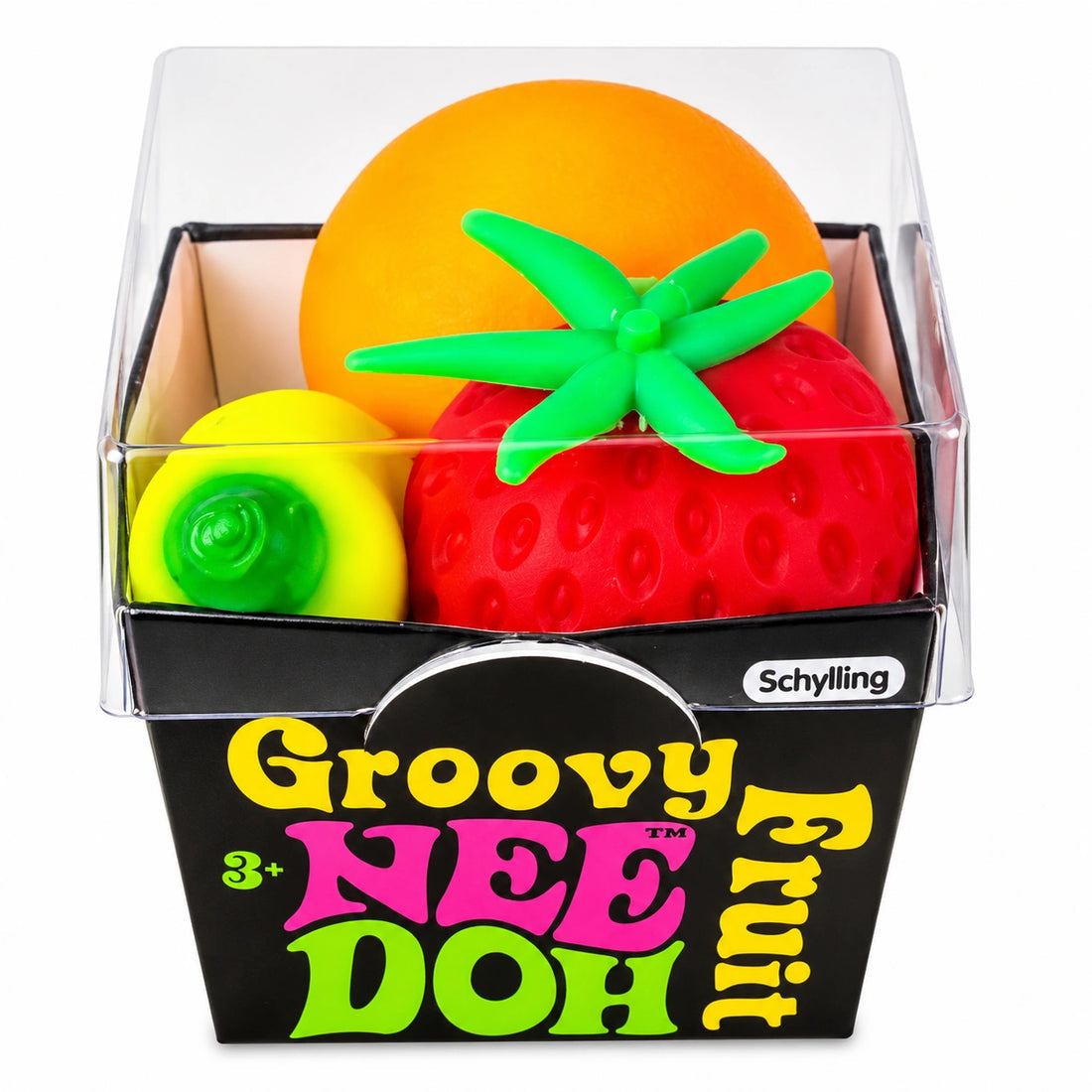 Nee Doh - Groovy Fruits | 3pcs Set