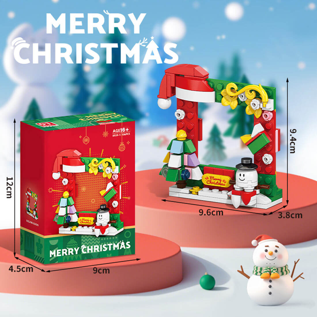 Christmas Bricks - 6-in-1 Snow House Gift Box (612PCS)