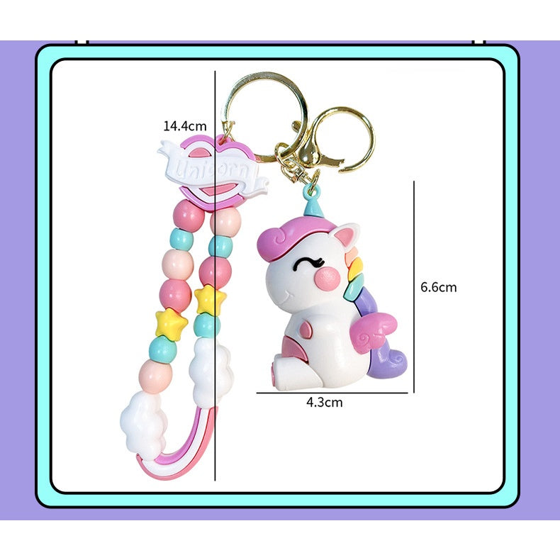 Unicorn Silicone Keychain | Big | Heavy Quality