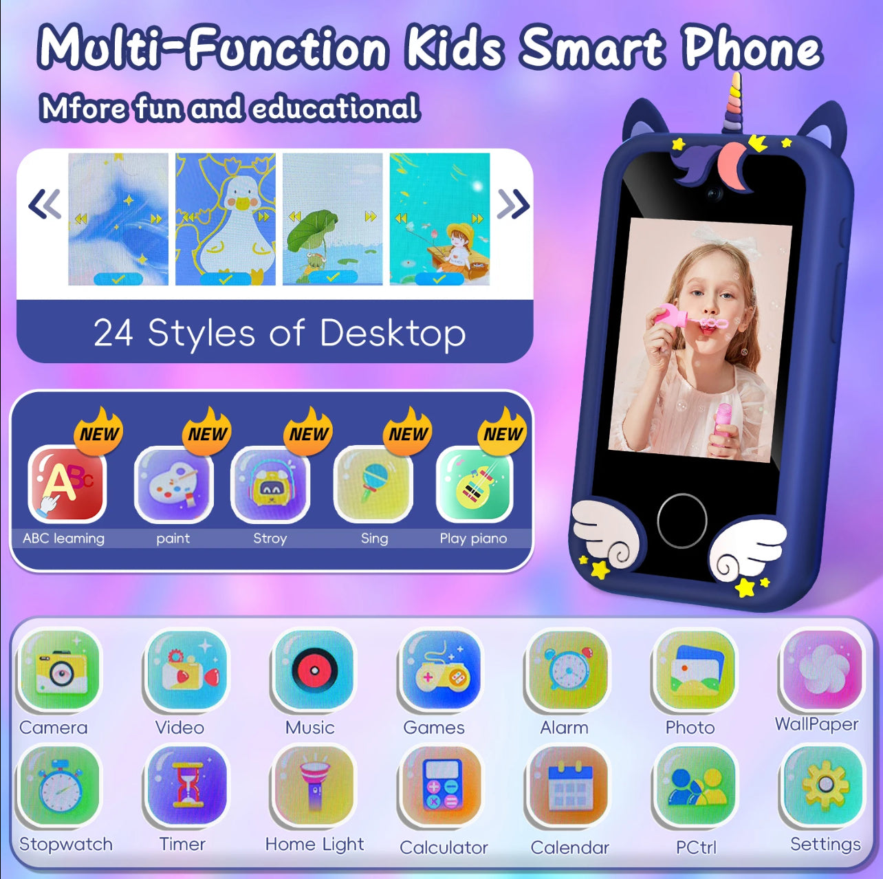 Entertaining Kids - Touch Smartphone/Camera |  Learning