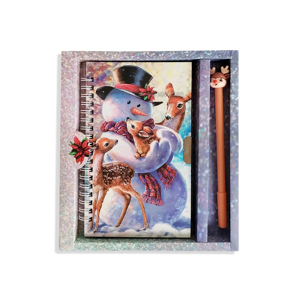 Christmas - Lock Diary with Key