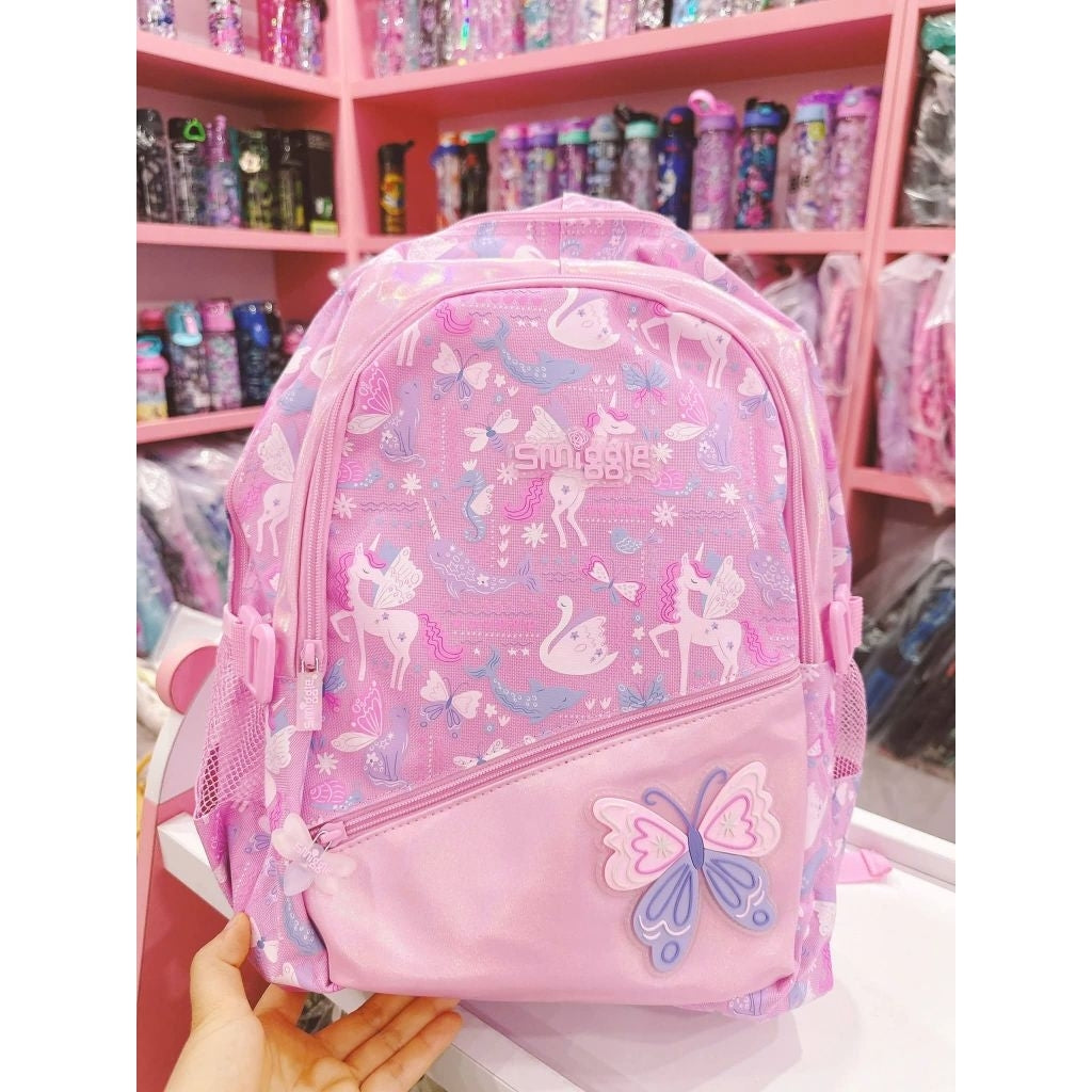 Smiggle 16” - Realm Pink Classic Backpack