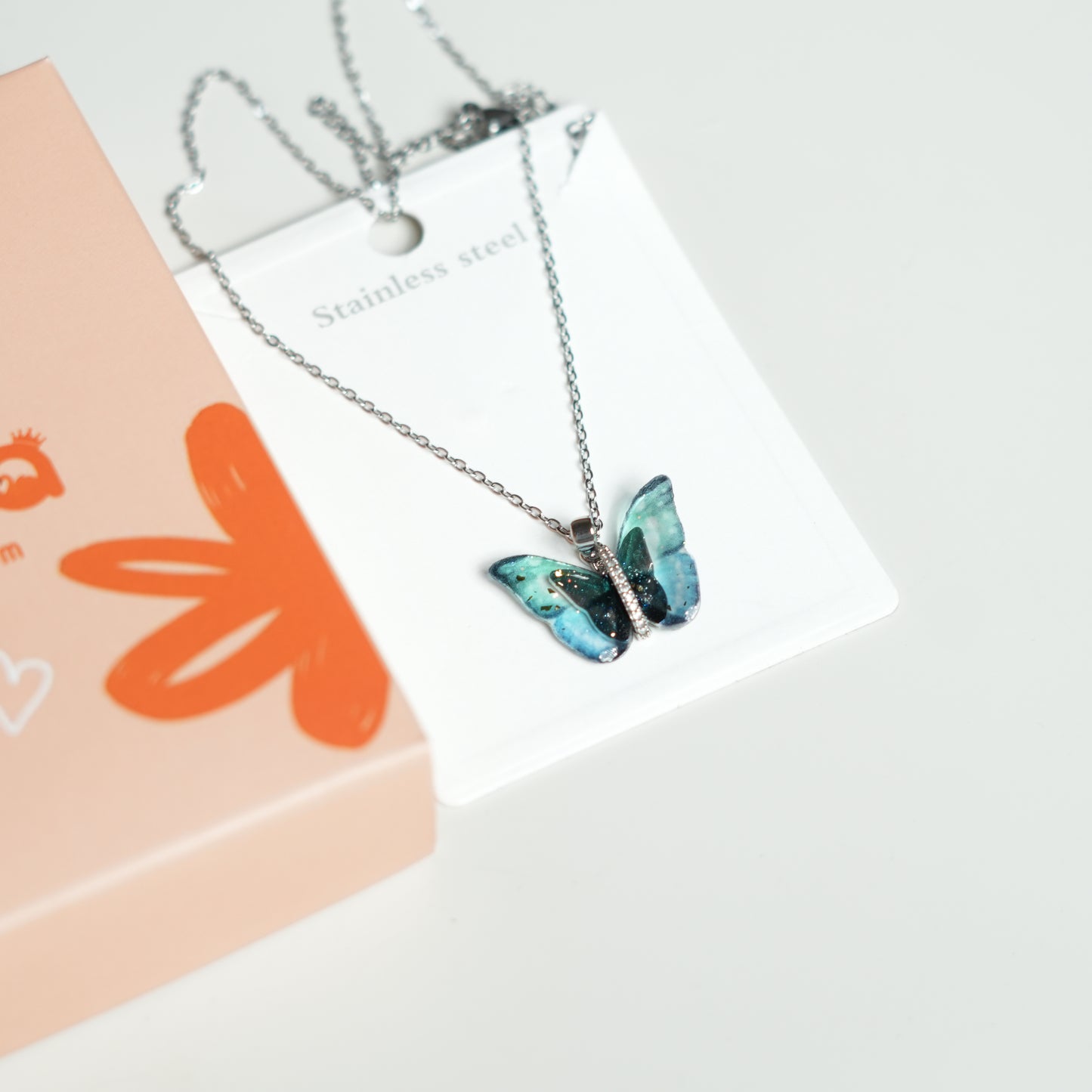 Sparkle Butterfly Necklace