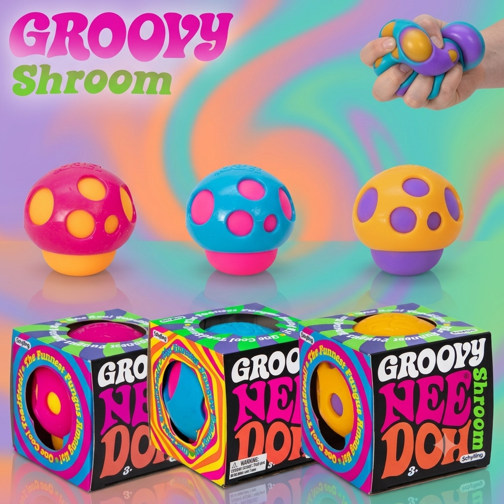 Nee Doh  - Groovy Shroom | 1pcs