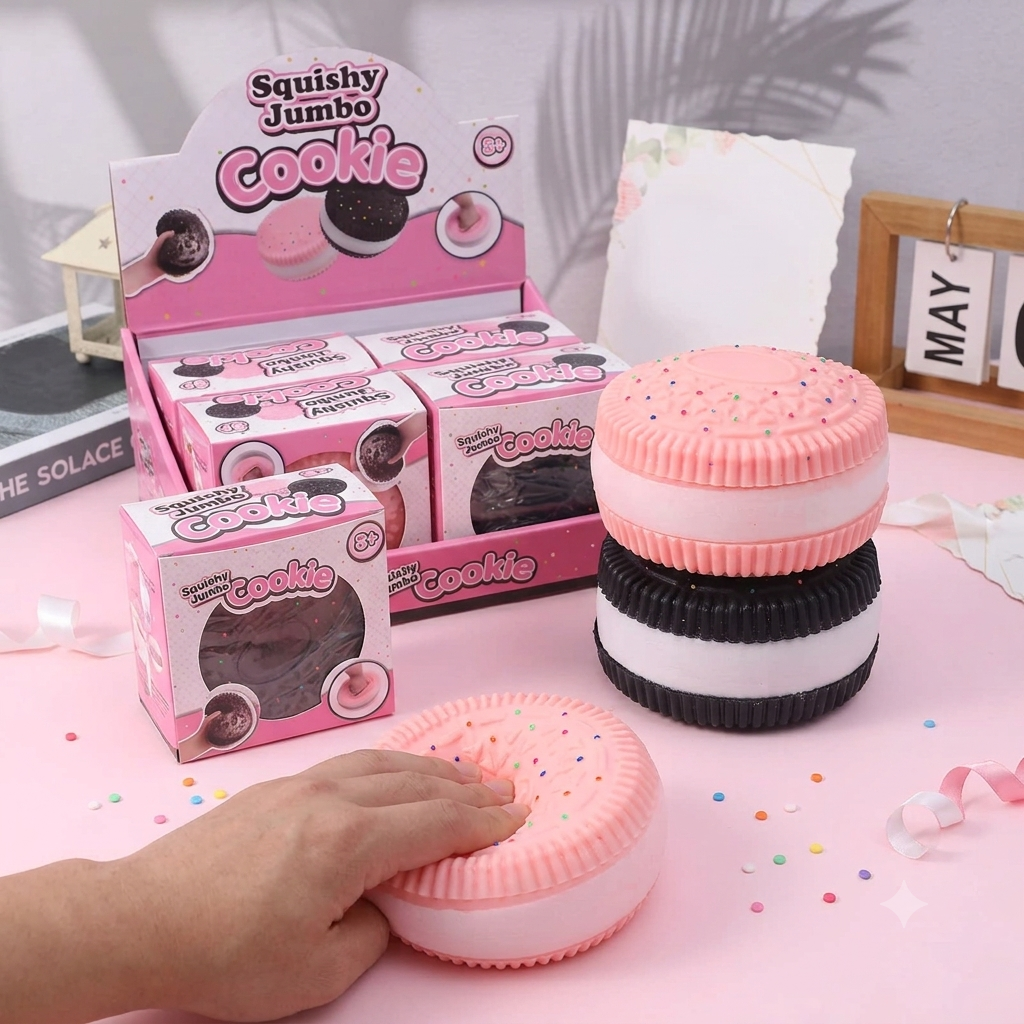 Jumbo Cookie Squishy Toy | 1pcs