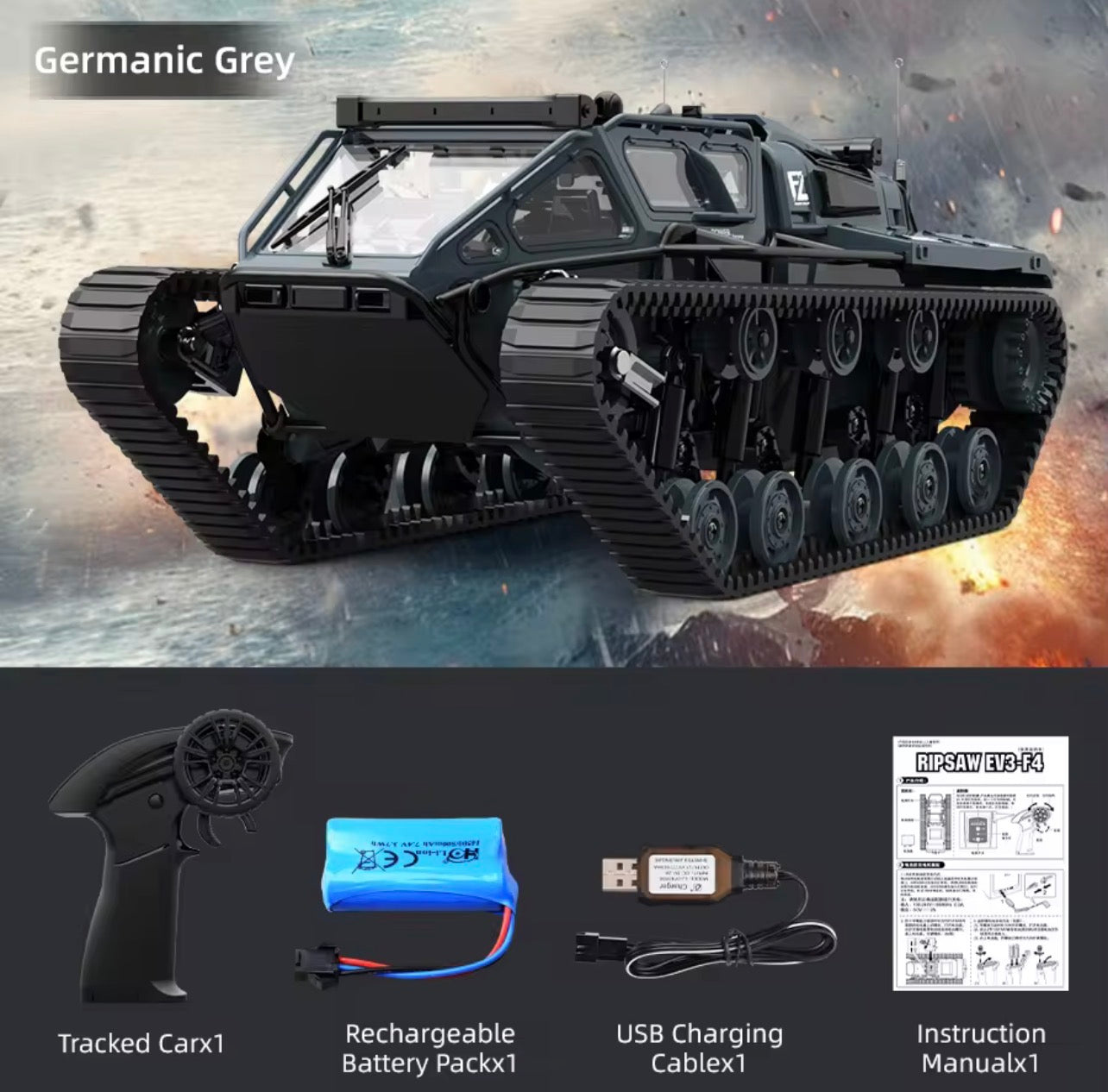 JJRC - 4WD Max RC Tank