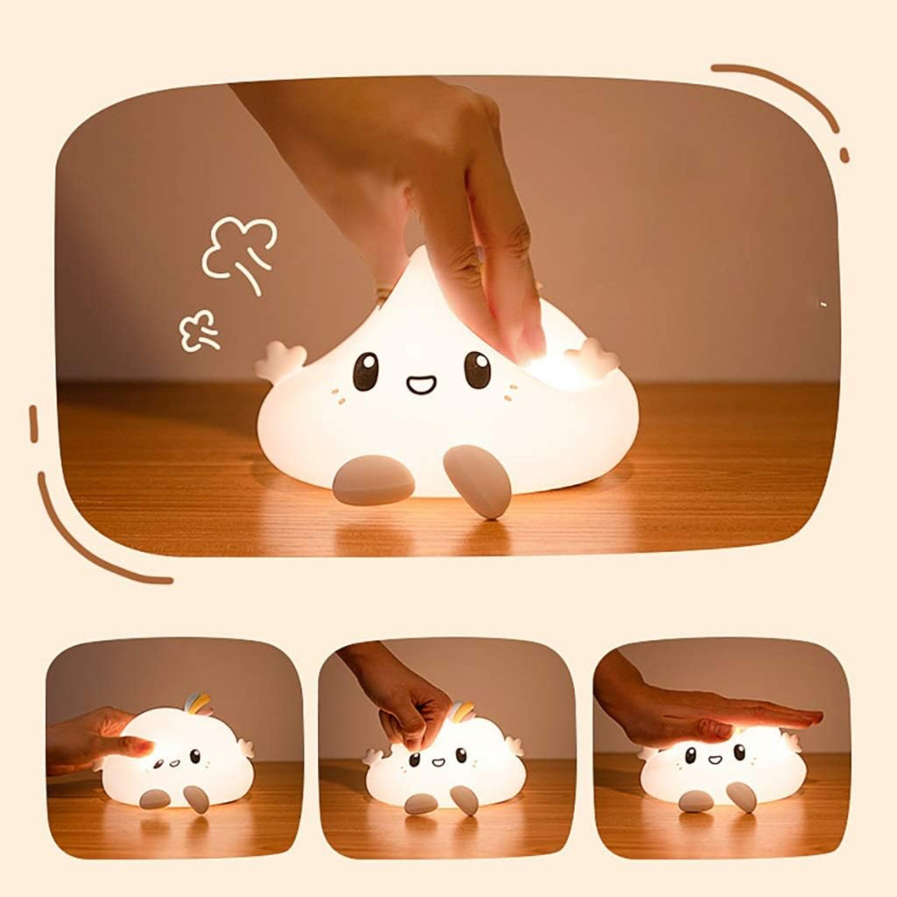 Super Cute Silicone Night Lamps