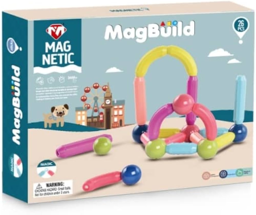 26 PCS Magnetic Stick and Balls Set | STEM | Educational