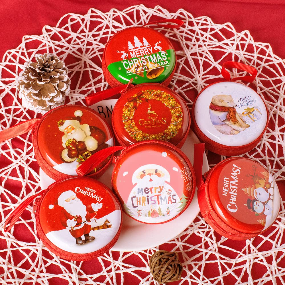 Christmas - Mini Round Coin Pouch | 1pcs