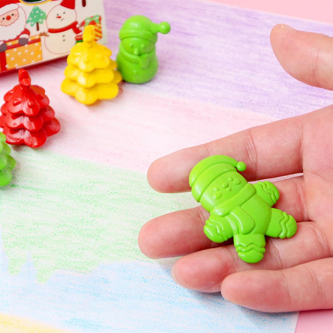 Christmas - 6pcs Mini Crayons