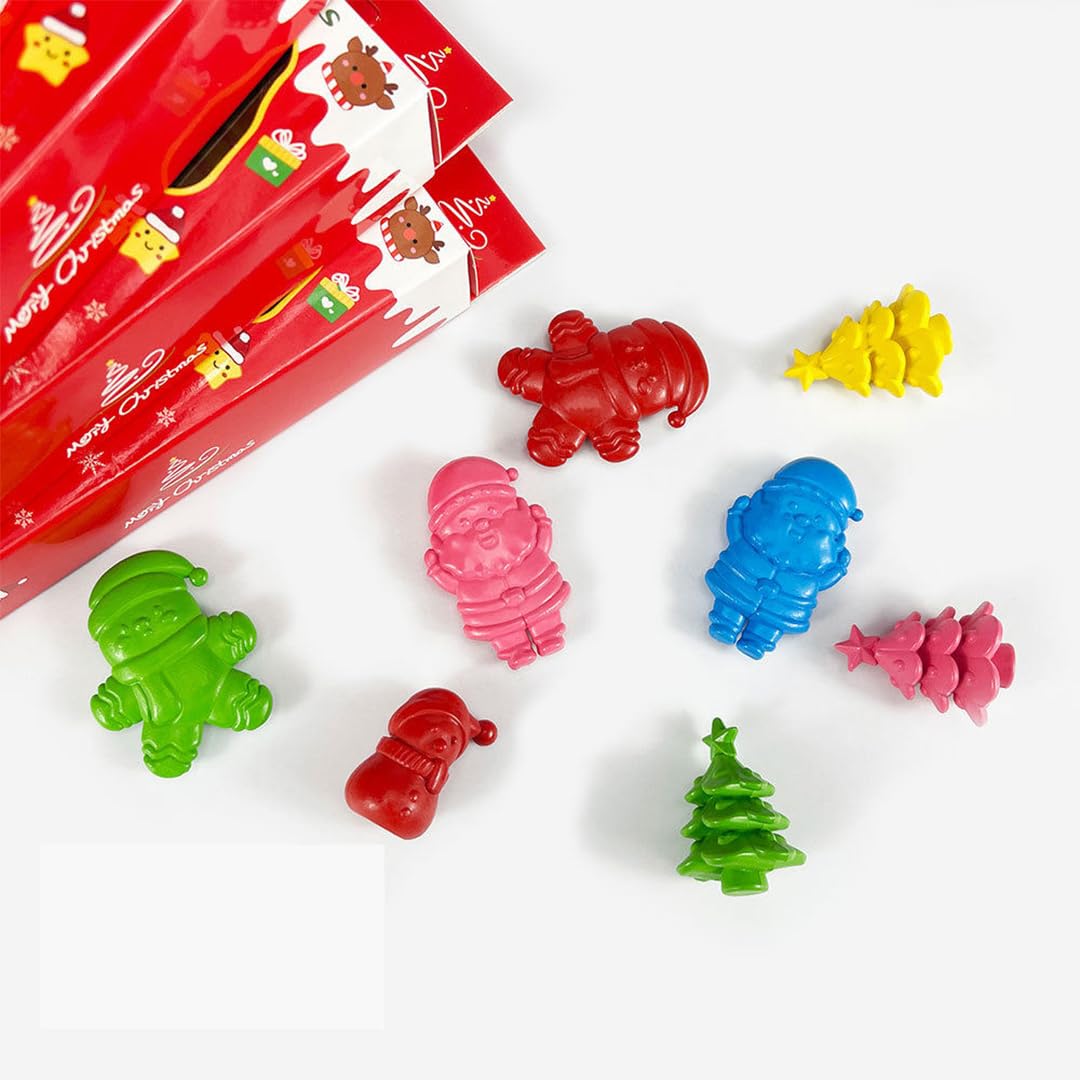 Christmas - 6pcs Mini Crayons