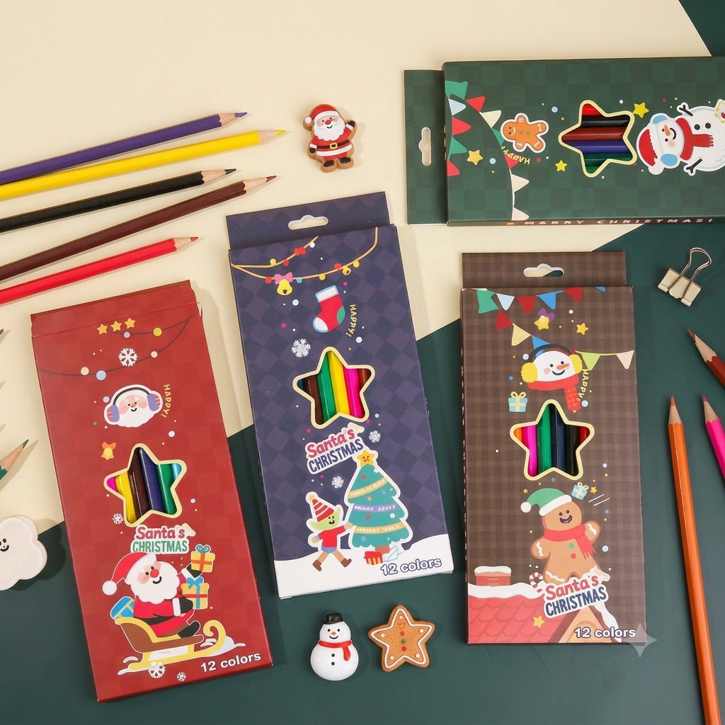 Christmas - 12pcs Pencil Colour