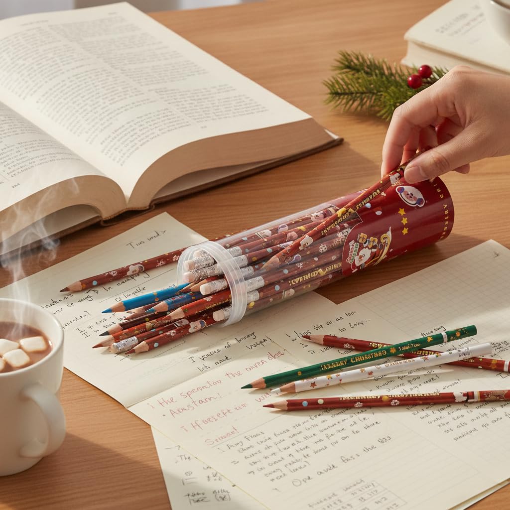 Christmas - Cute Pencils | Big Case