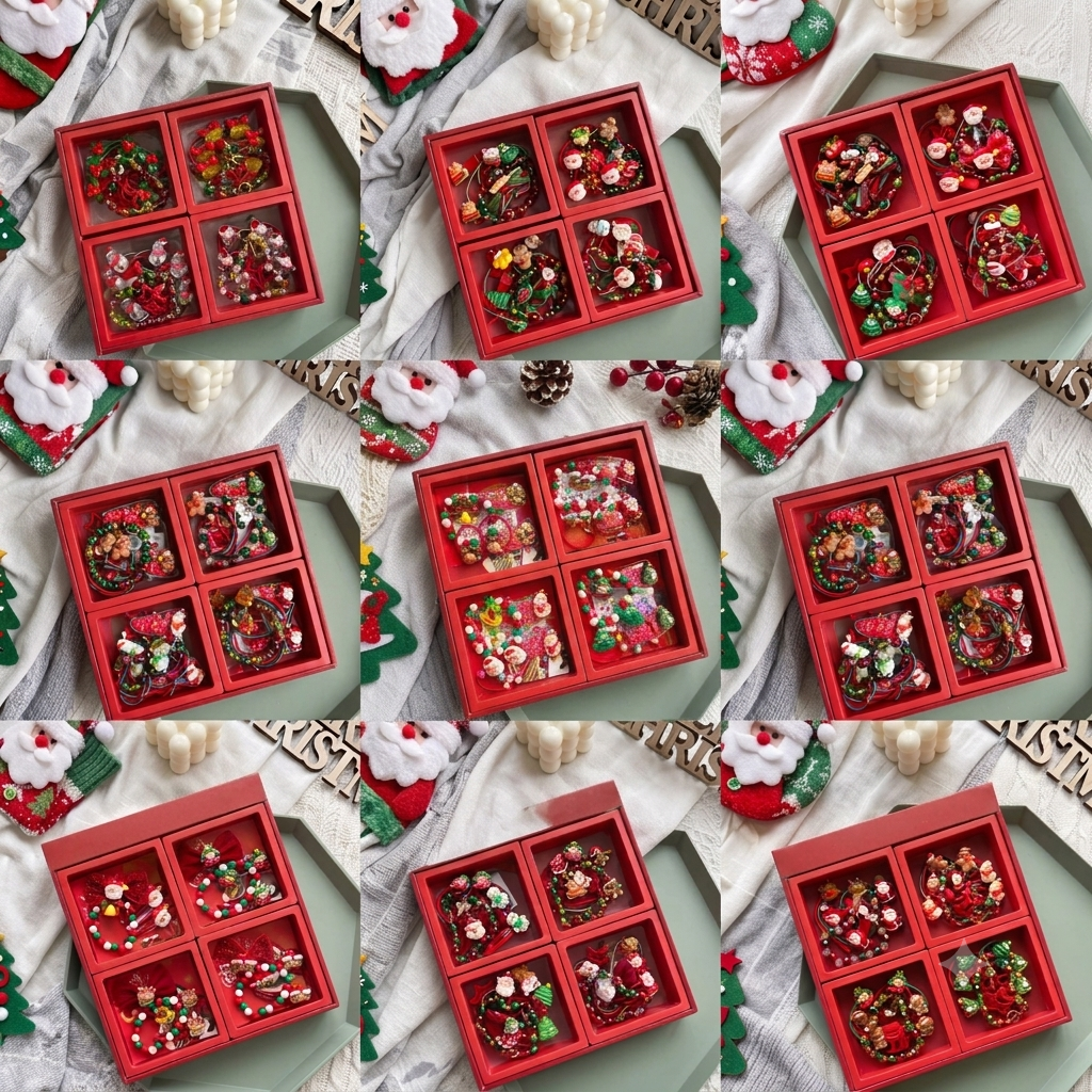 Christmas - Hair accessories & Bracelet Gift Set