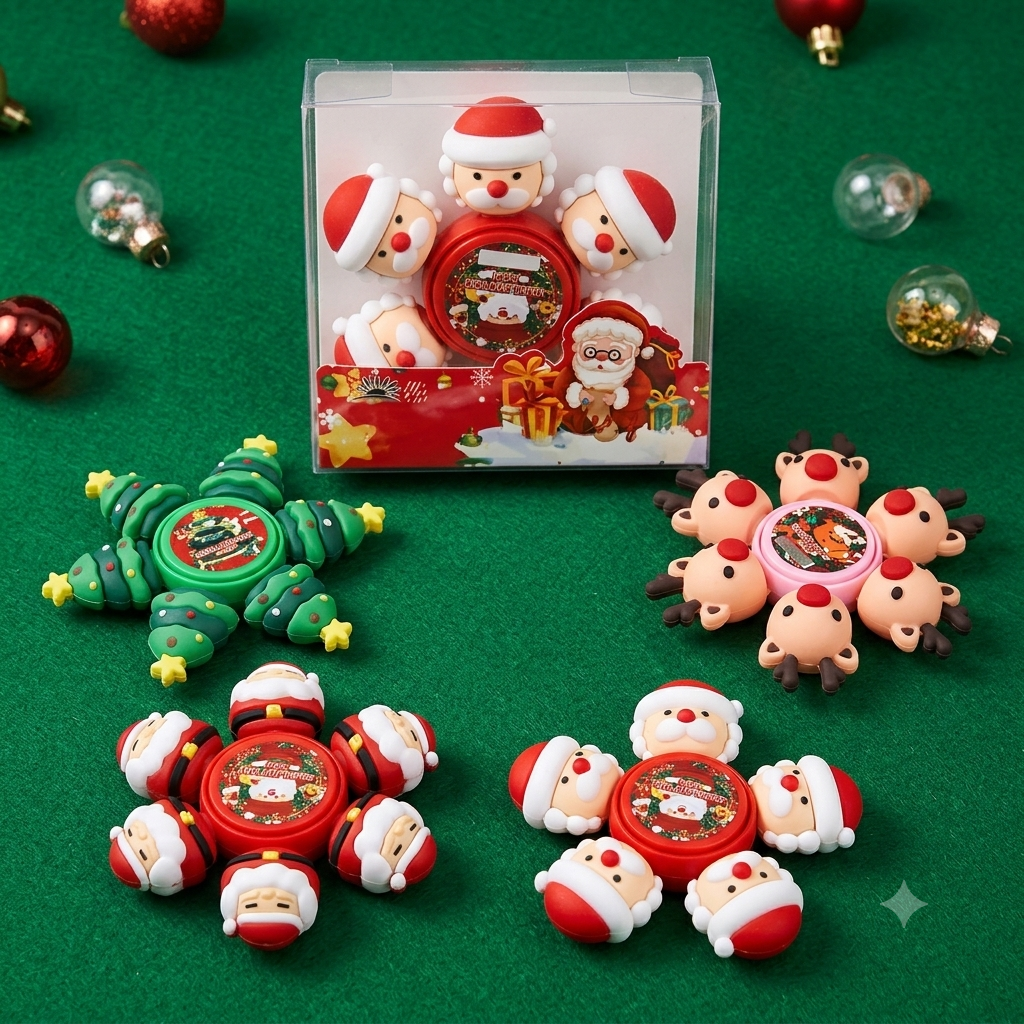 Christmas  - Cute Spinner With Highlighters