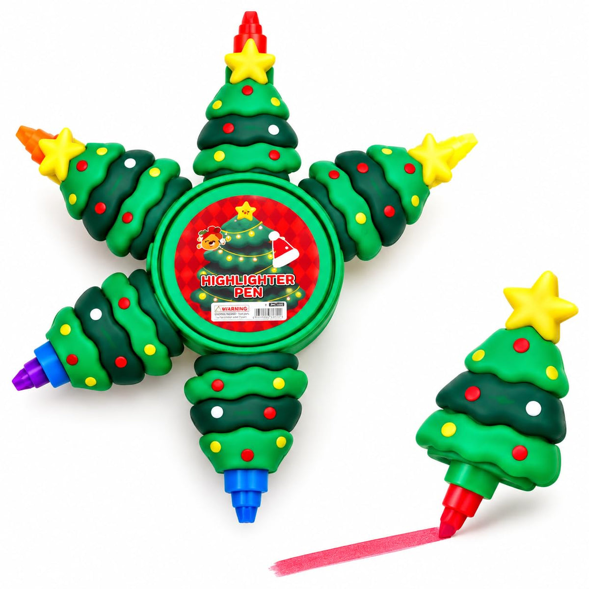 Christmas  - Cute Spinner With Highlighters