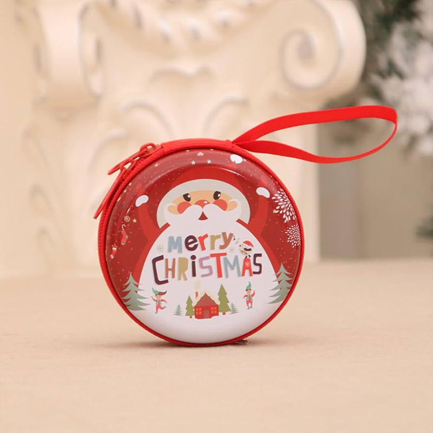 Christmas - Mini Round Coin Pouch | 1pcs