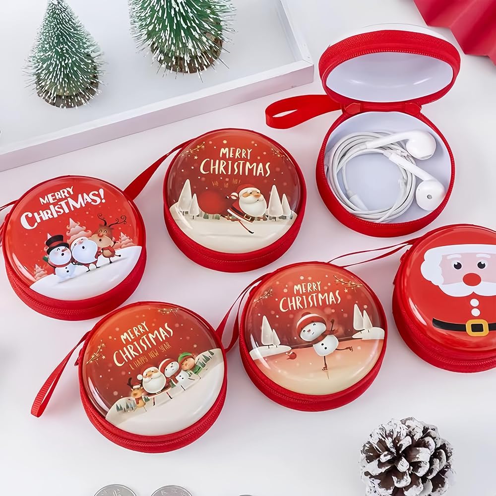 Christmas - Mini Round Coin Pouch | 1pcs
