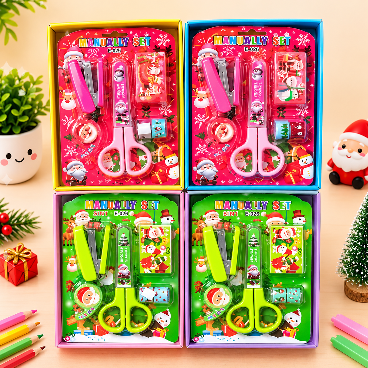Christmas - 5pcs Stationary Gift Set