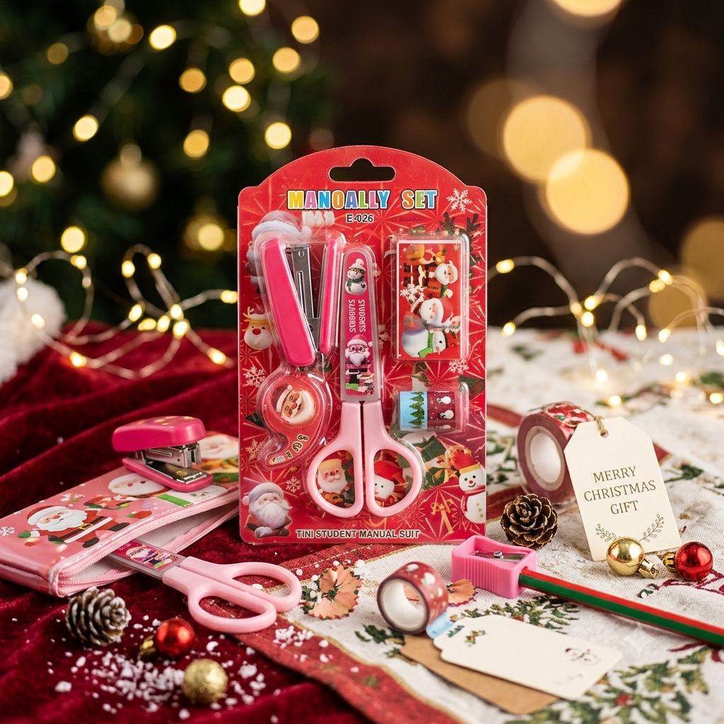 Christmas - 5pcs Stationary Gift Set