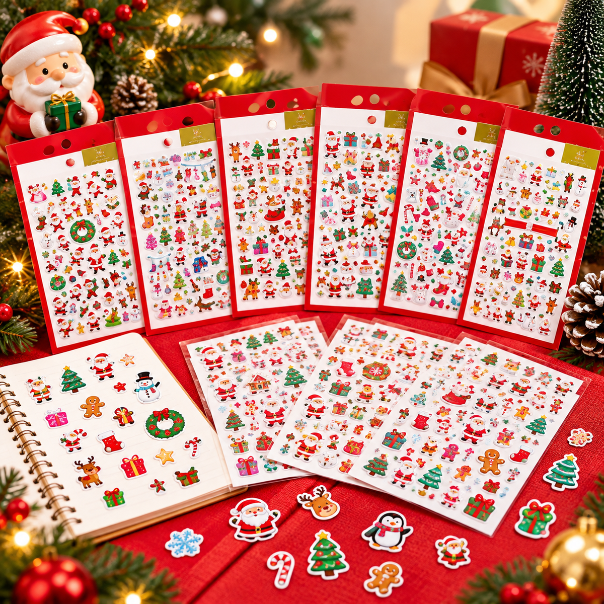 Christmas Cute Stickers - Festive Fun to Your Holidays
