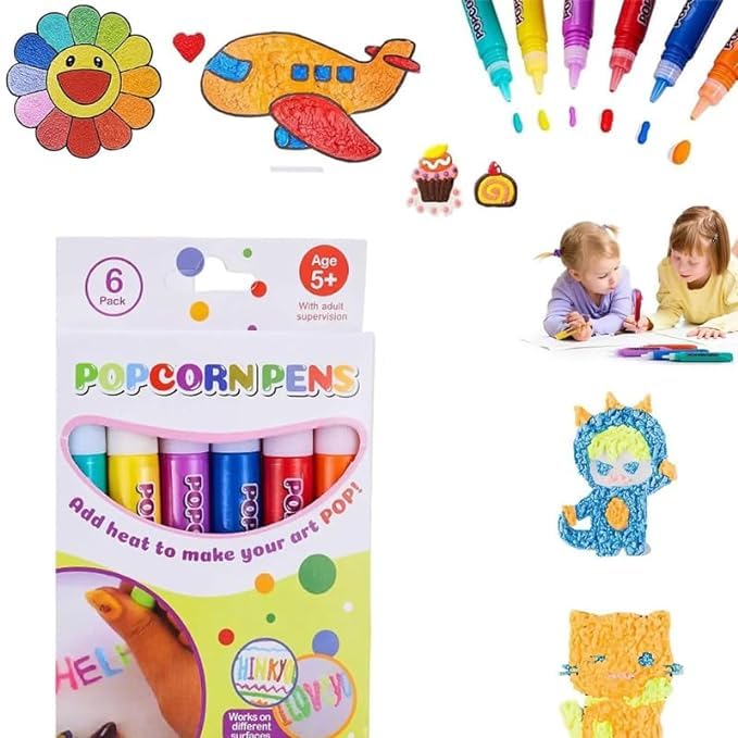 Poprcorn Pens - 6pcs