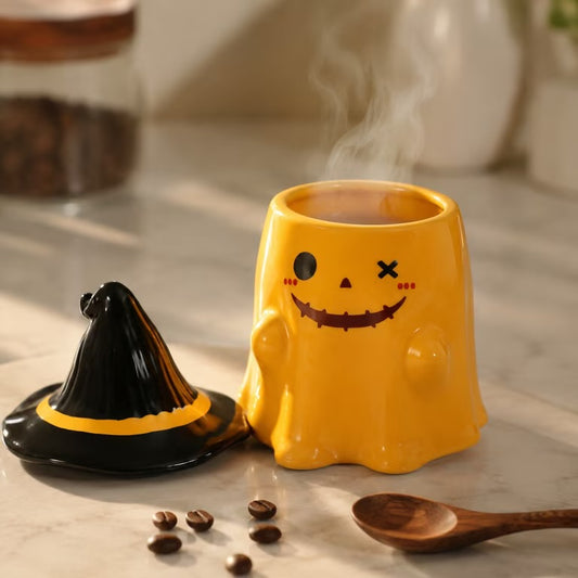 Halloween Ghost Ceramic Mug - 1pc