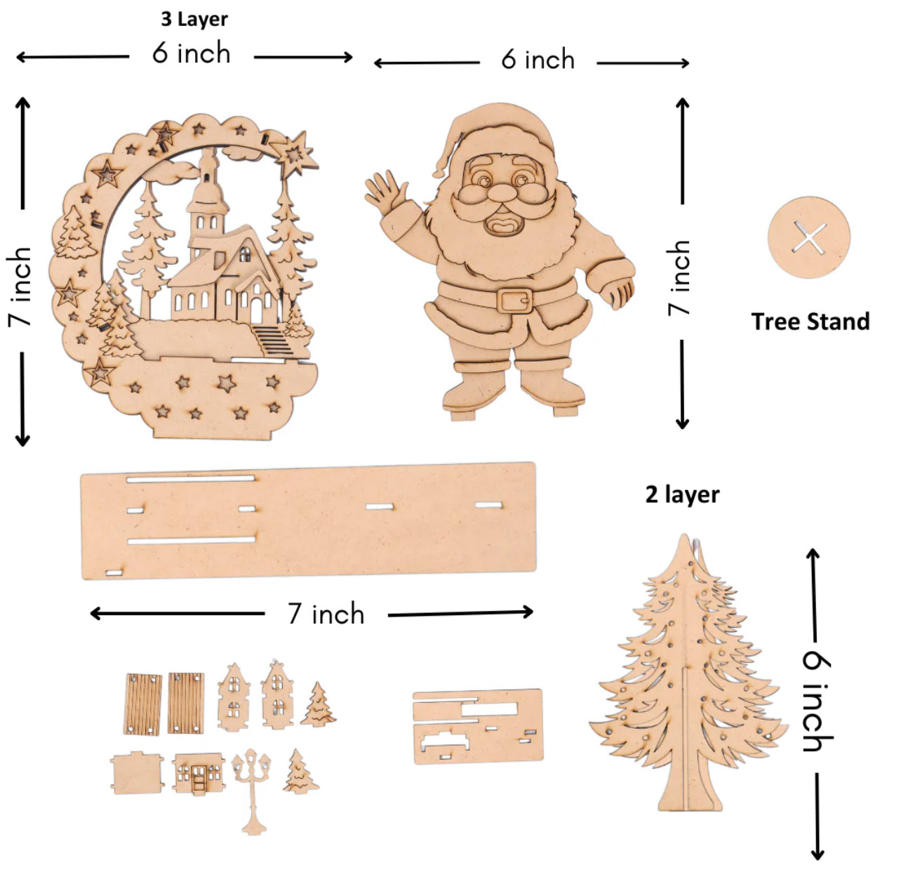 Happy Santa - Christmas DIY Kit