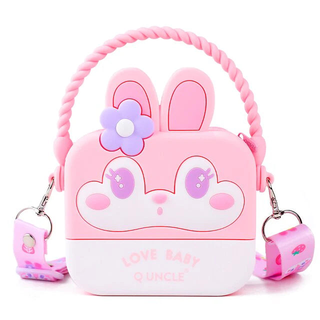 Flower Bunny - Sling Bag with Mirror, Comb and Keychain