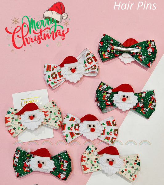 Christmas - Bow Hairpin