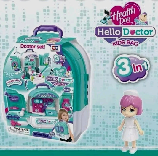Hello Doctor - 3 in 1 Doctor Play Set