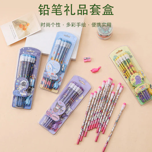 Pencil Set with Erasers