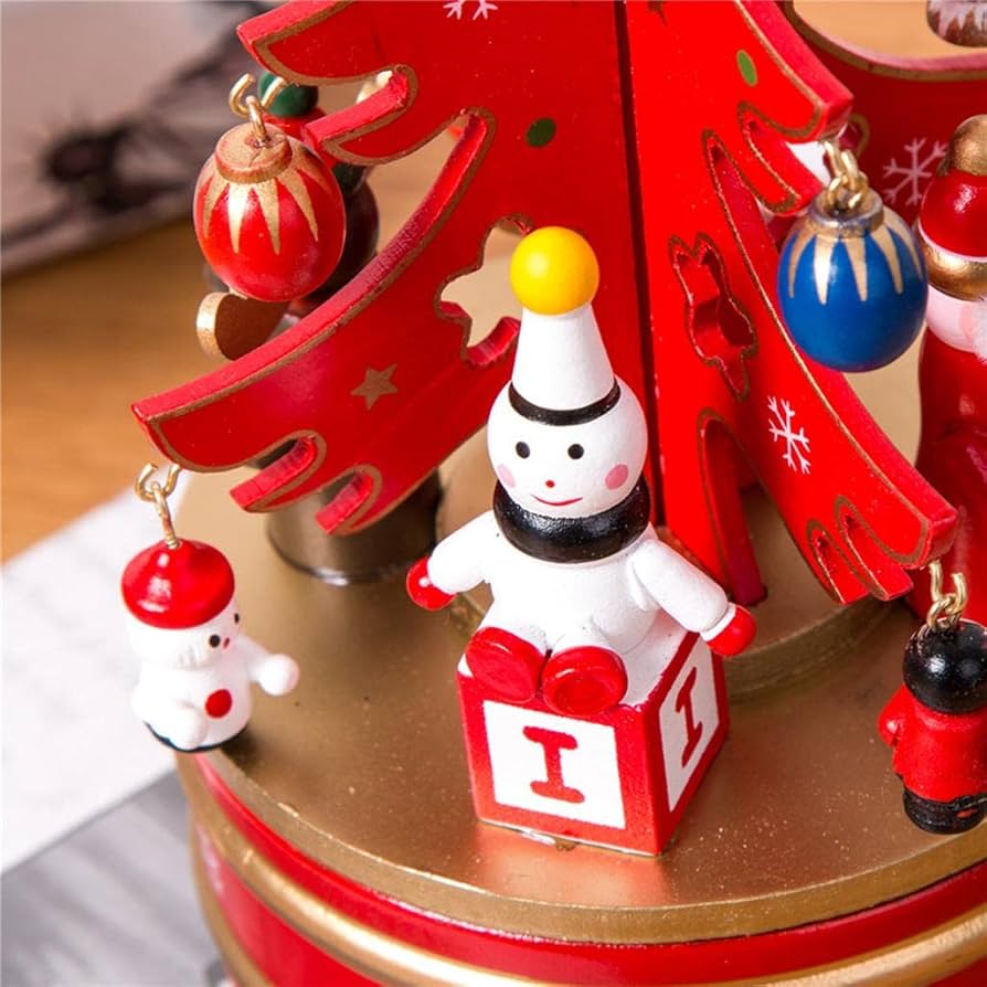 Christmas - Big Wooden Music Box