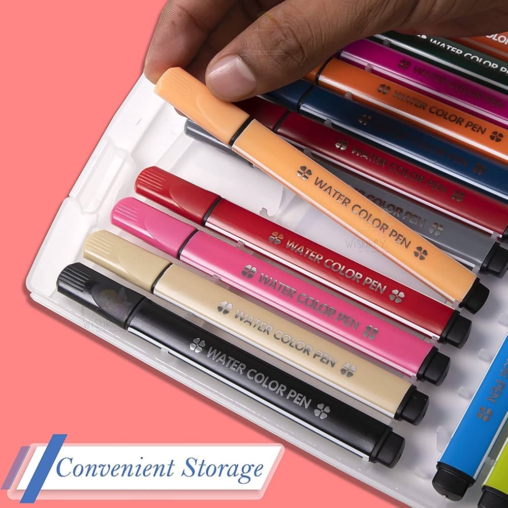48pcs Washable Watercolour Pens