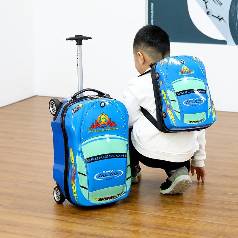 Babyhug Kids Small 1 Day Trip Trolley Bag Unicorn Print - 18 Inches