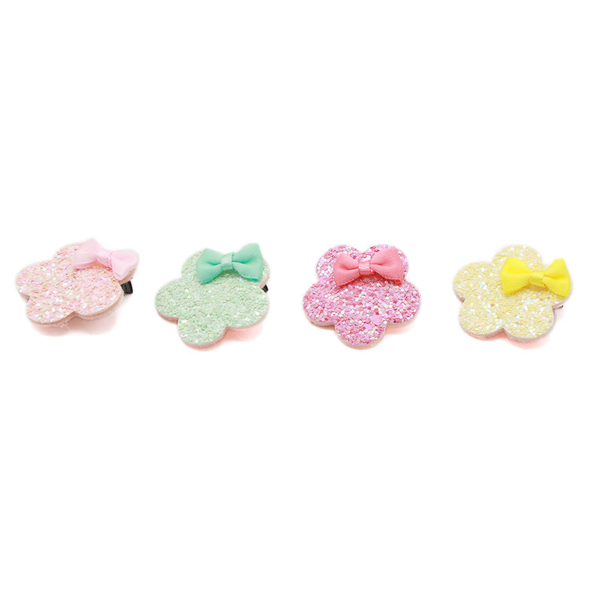 Star with Bow Hairpins - 4pcs