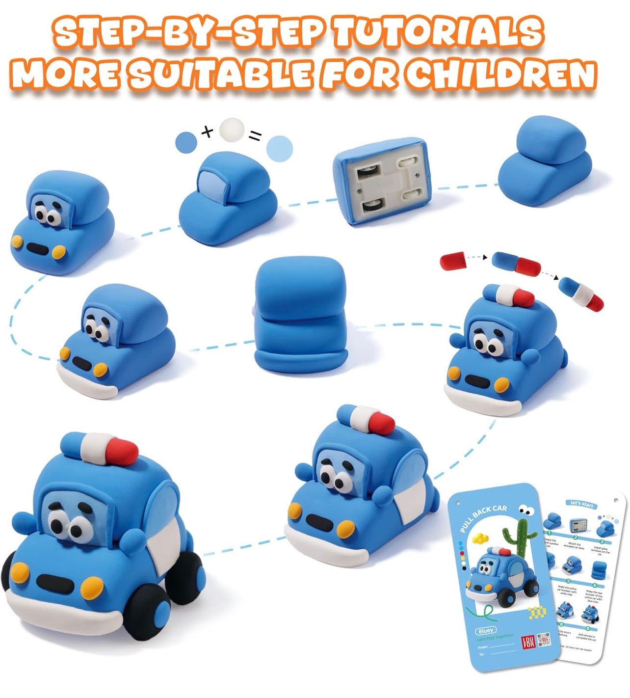 Cars - DIY Pull Back Cars Air Clay