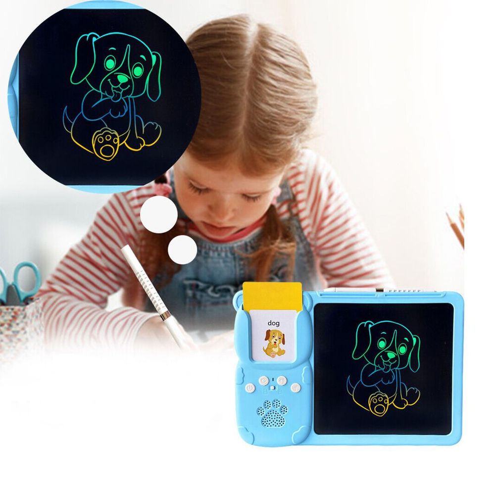 LCD Tablet + English Speaking Educational Cards