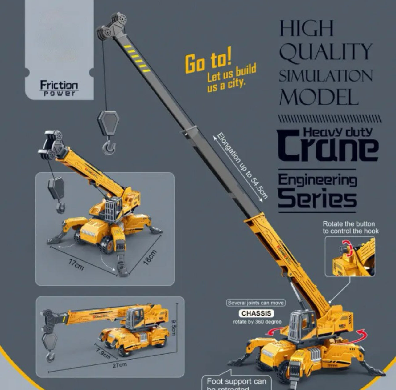 Crane - Friction Powered Lifting