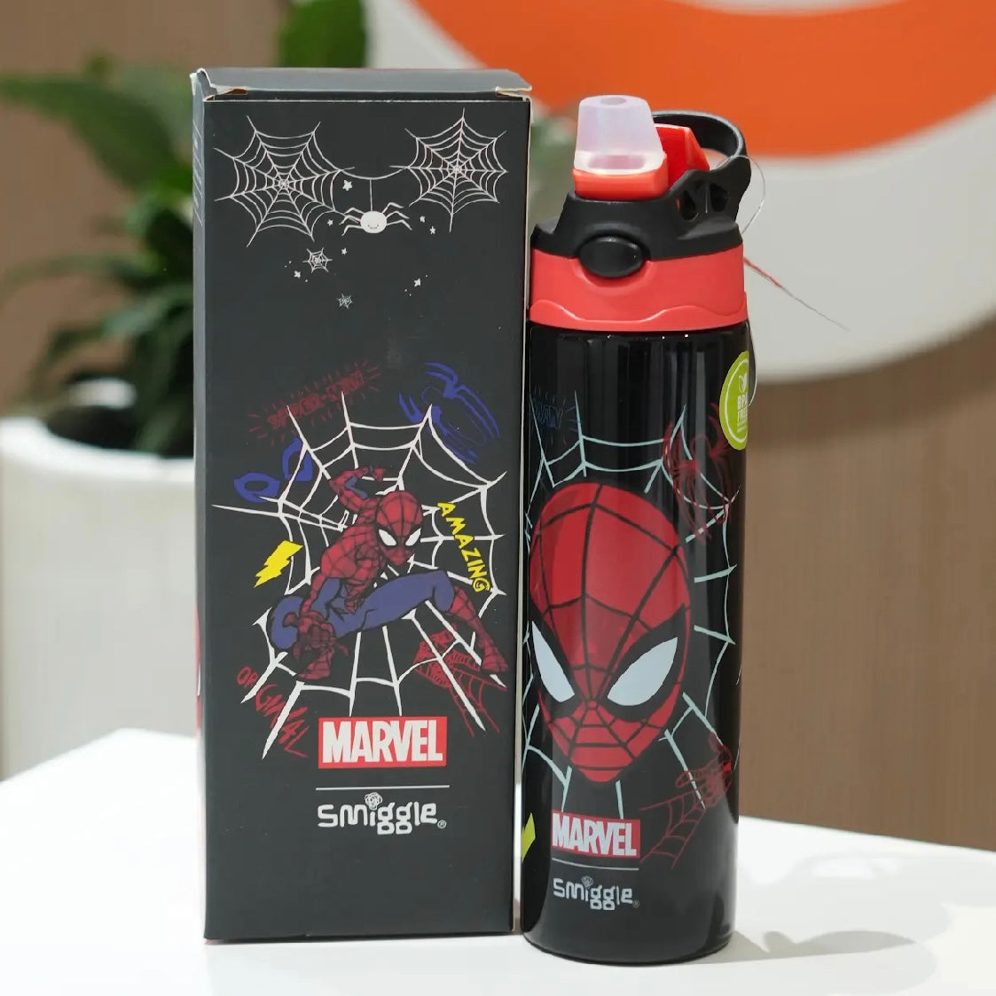 Smiggle -  Insulated Stainless Steel Drink Bottle With Flip Spout 520Ml